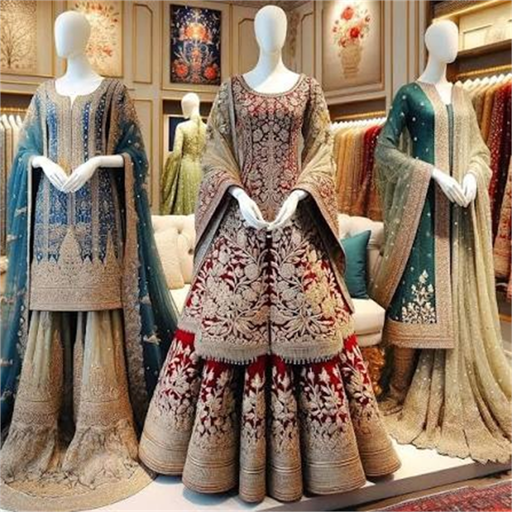 Pakistani Traditional Clothing & Luxury Hand-Embroidered Bridal Wear - HA Group Global Sourcing
